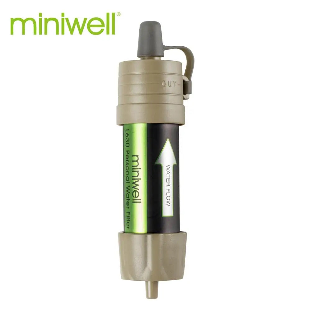 Lichtgewicht Waterfilter - 2000 Liter Filtratiecapaciteit, Draagbaar voor Camping, Wandelen, Reizen en Noodgevallen