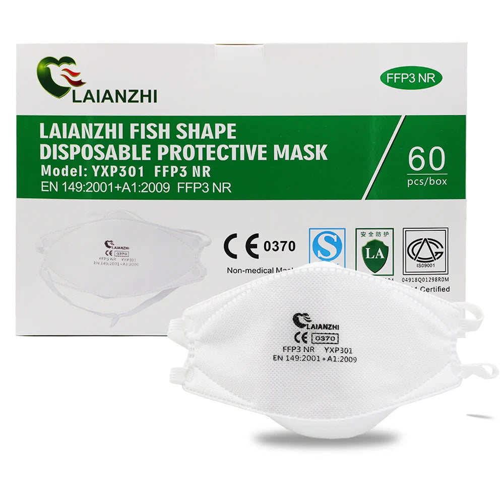 Masque jetable FFP3 Masque de protection en forme de poisson