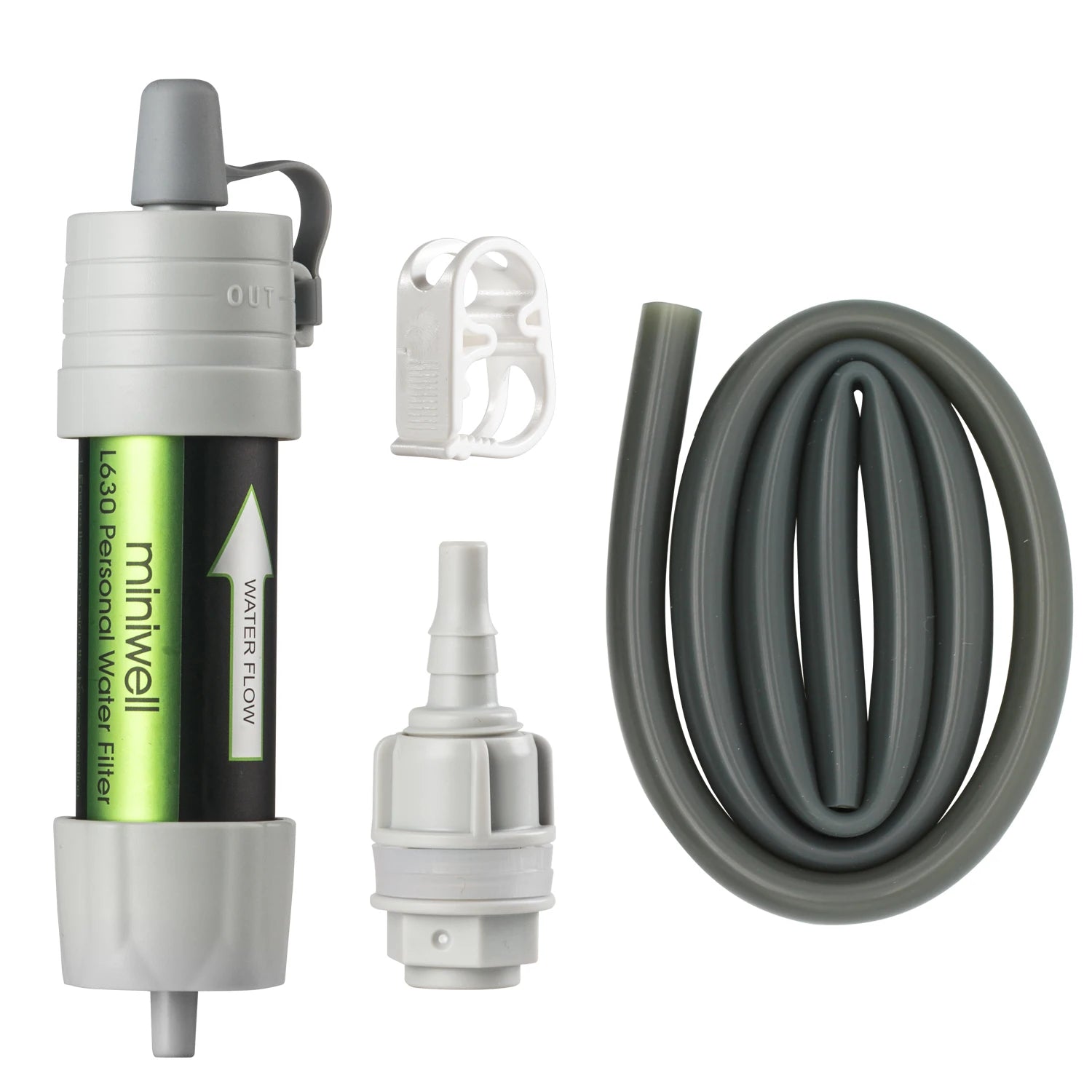 Lichtgewicht Waterfilter - 2000 Liter Filtratiecapaciteit, Draagbaar voor Camping, Wandelen, Reizen en Noodgevallen