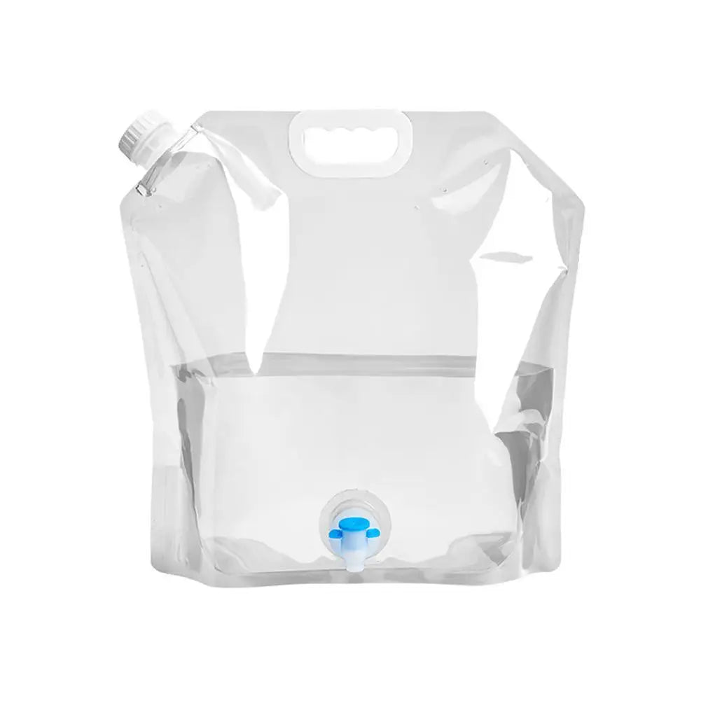 Sac de rangement d'eau pliable 5/10 L – Sécurité et commodité pour le camping, la randonnée et les urgences