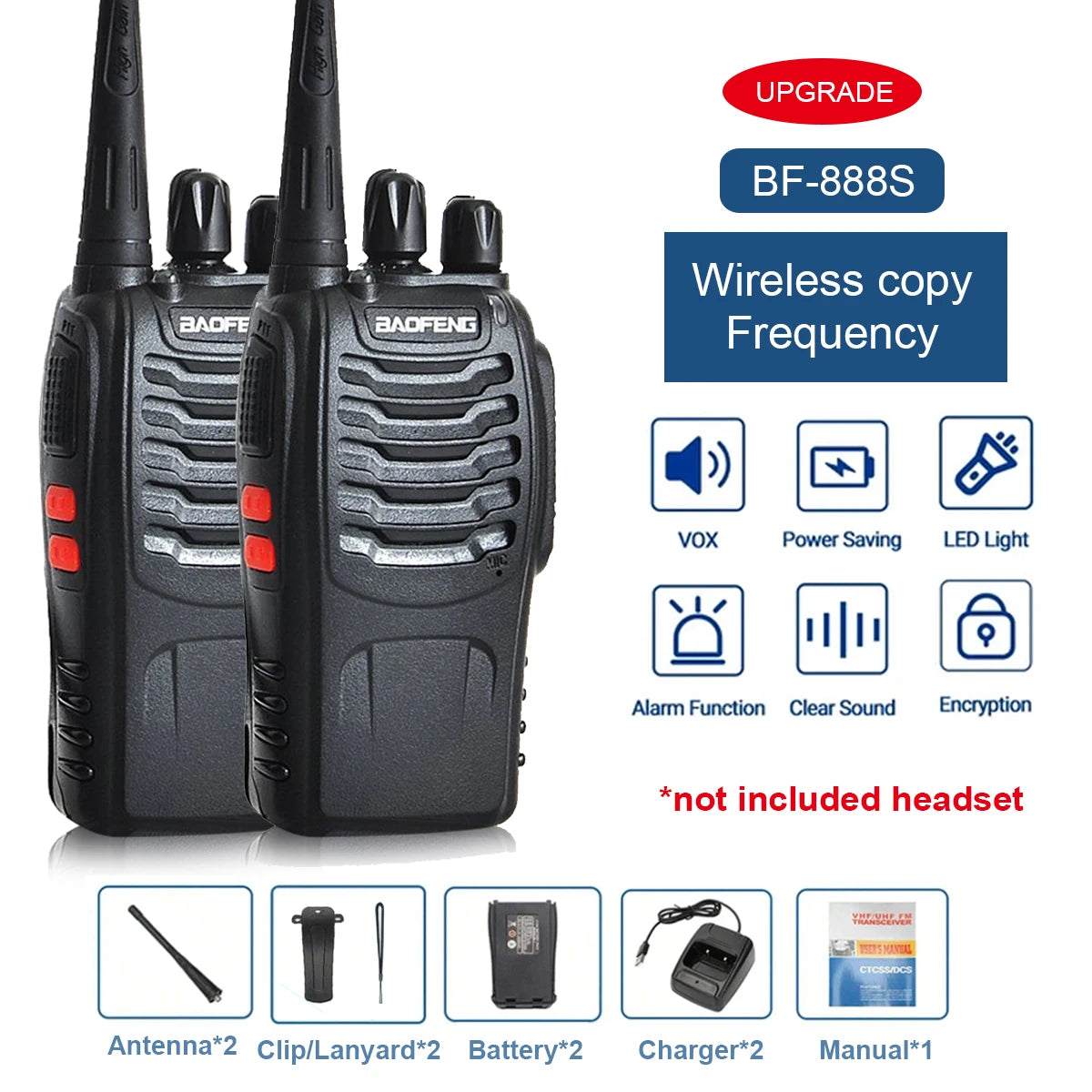 Deze draagbare walkie talkies bieden betrouwbare communicatie over lange afstanden. De Baofeng BF-888S beschikt over UHF 400-470MHz frequentieband, ideaal voor gebruik in diverse nood-crisissituaties - survivor's choice 2PCs not H survivor's choice