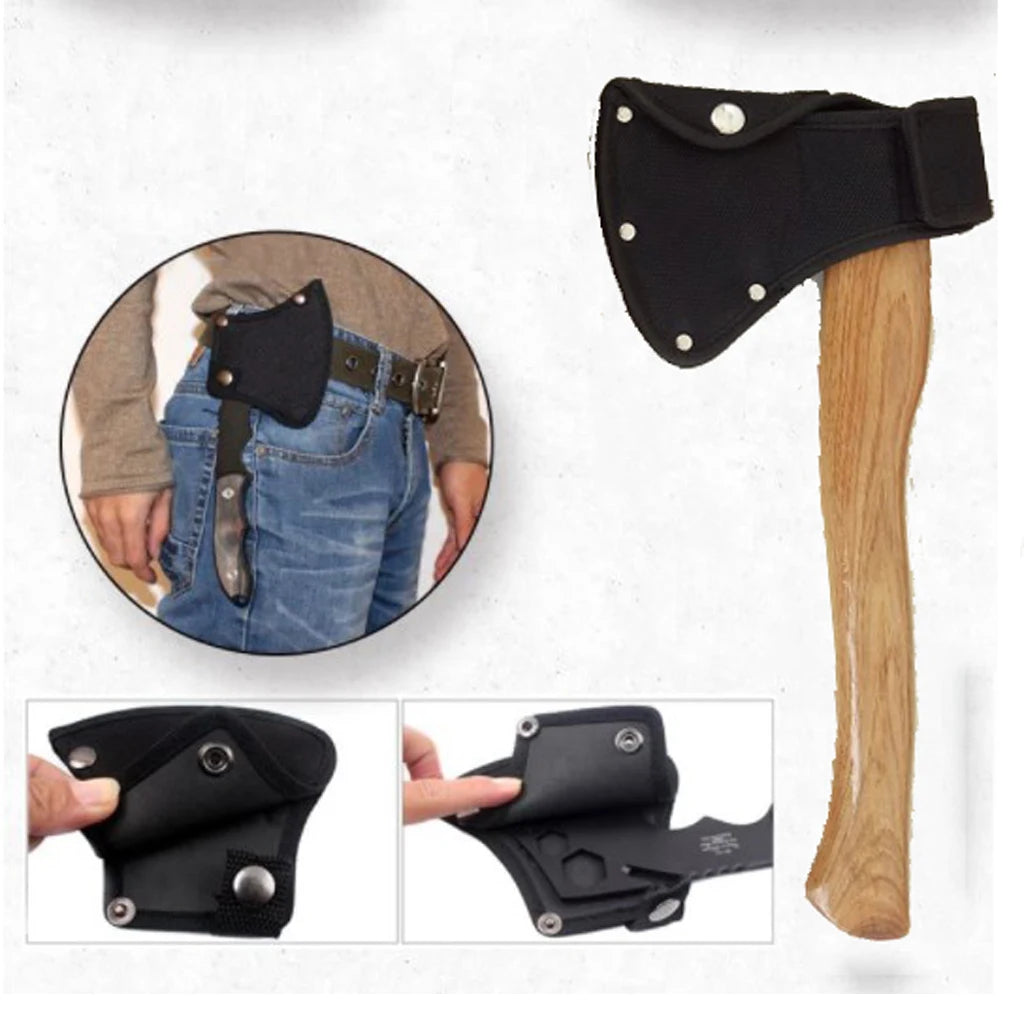 Multifunctional Survival Chopping Axe,Outdoor Camping Protective Cover for Knife