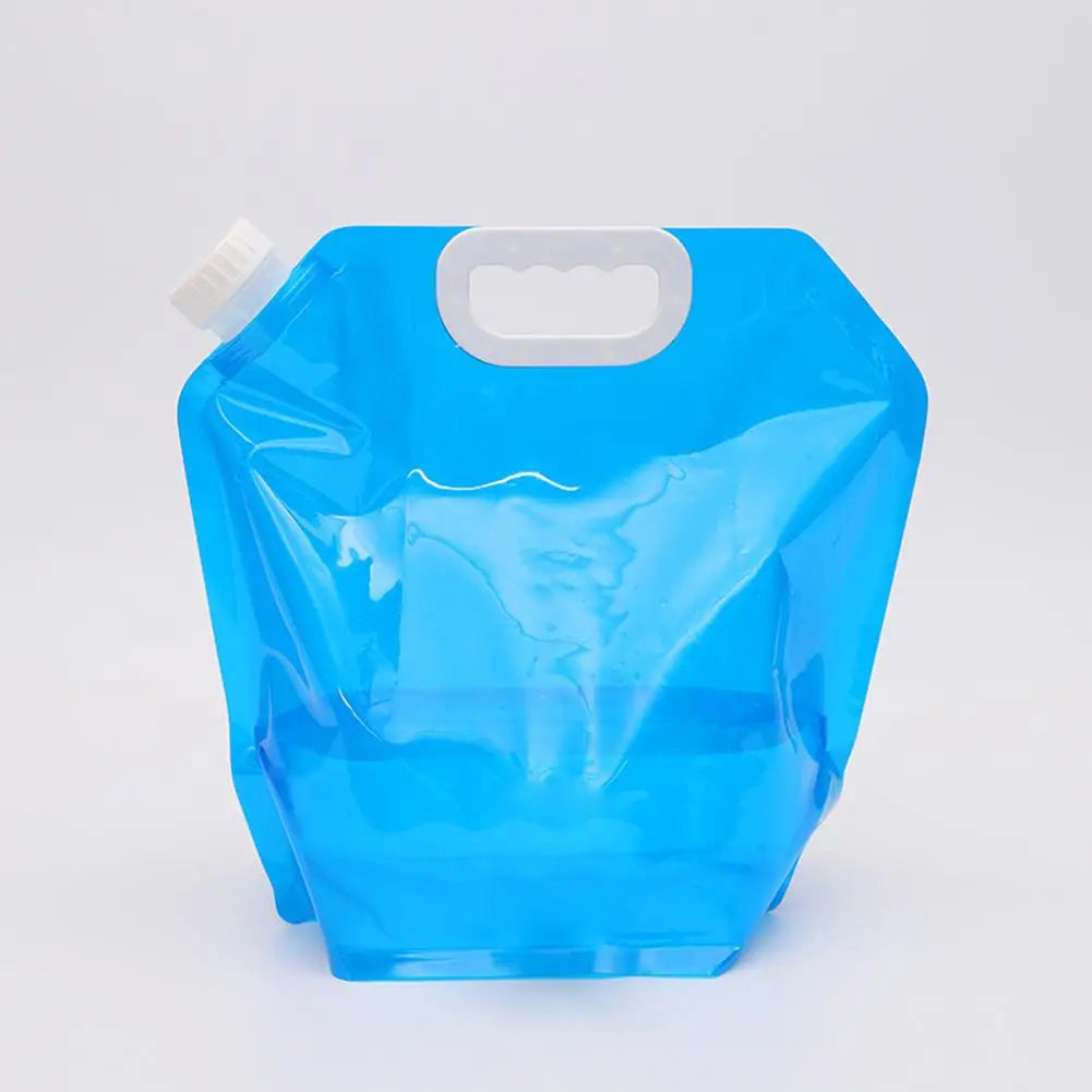 Sac de rangement d'eau pliable 5/10 L – Sécurité et commodité pour le camping, la randonnée et les urgences