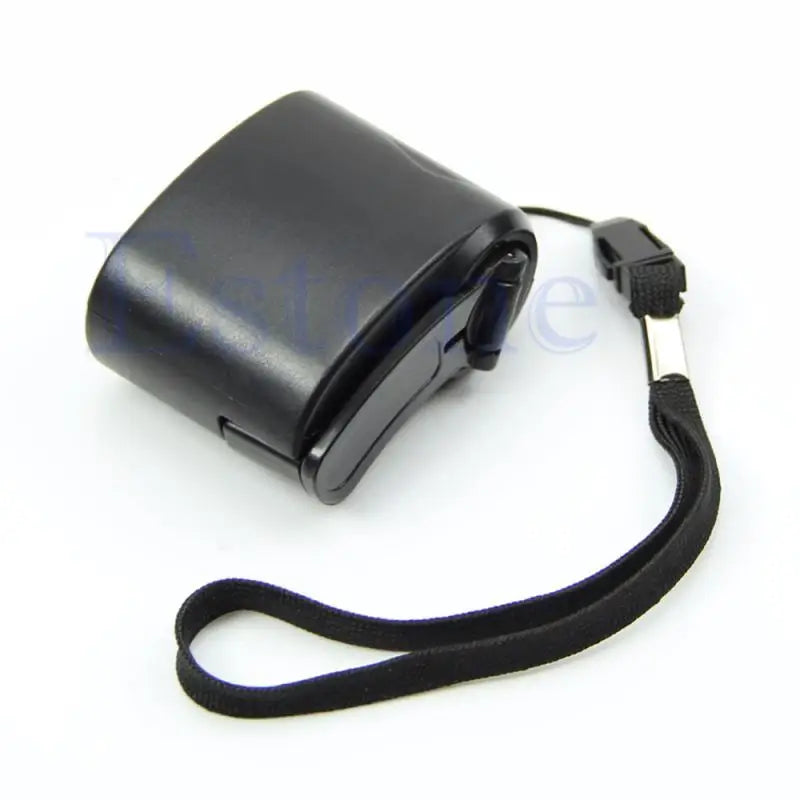 Handdynamo USB Oplaadapparaat voor Telefoons, ideaal voor kamperen, wandelen, EDC, outdoor sportactiviteiten, reizen en als overlevingshulpmiddel. Perfect voor noodoplaadbehoeften tijdens buitenavonturen. - survivor's choice Black survivor's choice