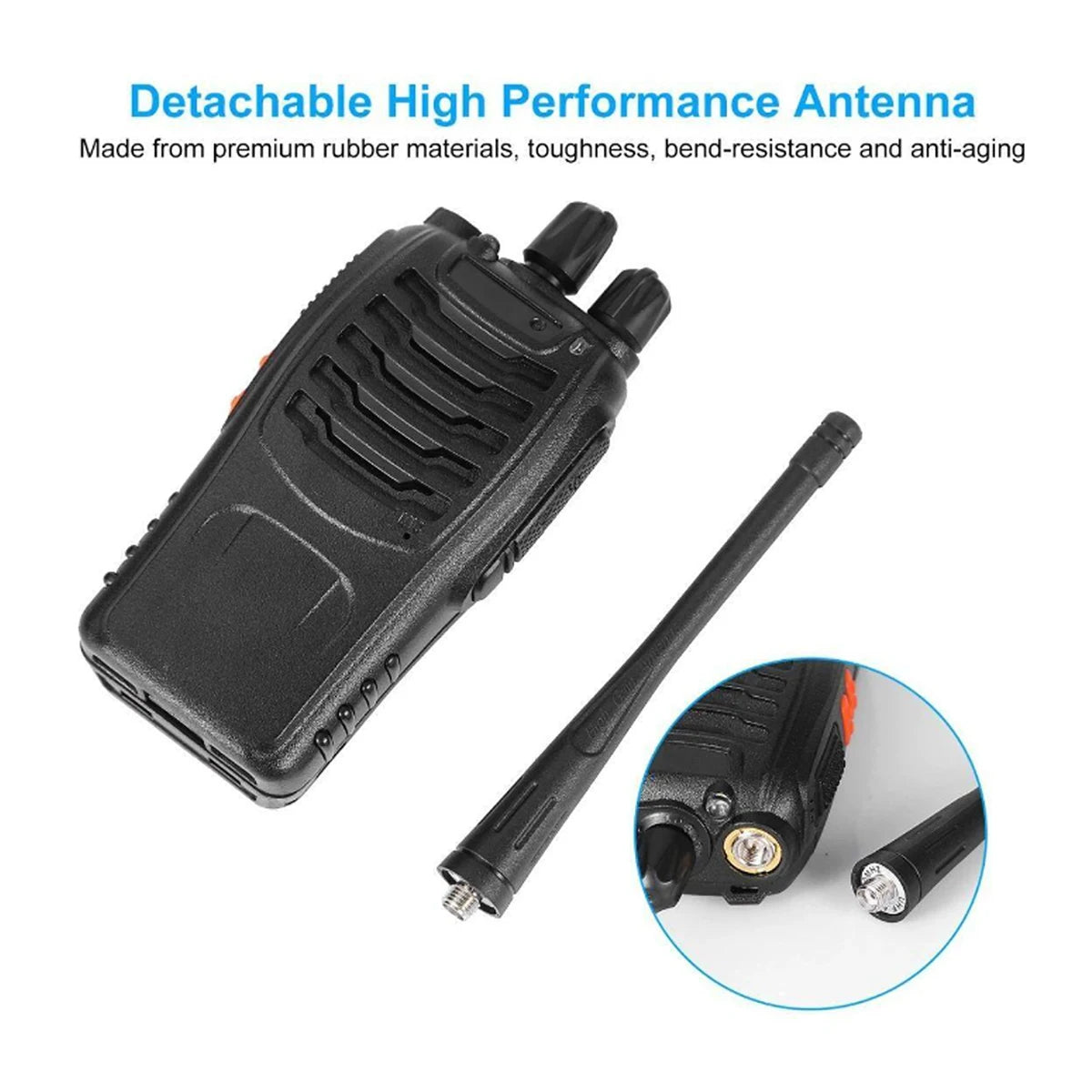 Deze draagbare walkie talkies bieden betrouwbare communicatie over lange afstanden. De Baofeng BF-888S beschikt over UHF 400-470MHz frequentieband, ideaal voor gebruik in diverse nood-crisissituaties - survivor's choice 4PCs add H-M-771-C survivor's choice