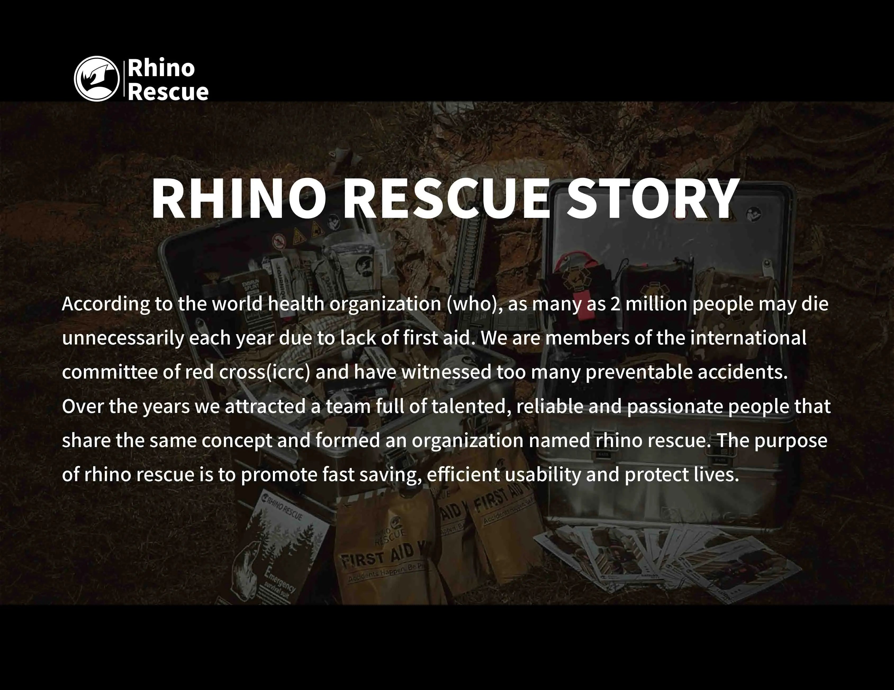 Équipement de survie en plein air Rhino Rescue