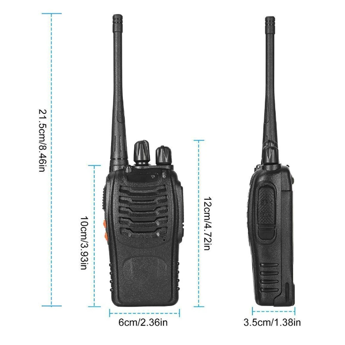 Deze draagbare walkie talkies bieden betrouwbare communicatie over lange afstanden. De Baofeng BF-888S beschikt over UHF 400-470MHz frequentieband, ideaal voor gebruik in diverse nood-crisissituaties - survivor's choice 4PCs add H-M-771-C survivor's choice