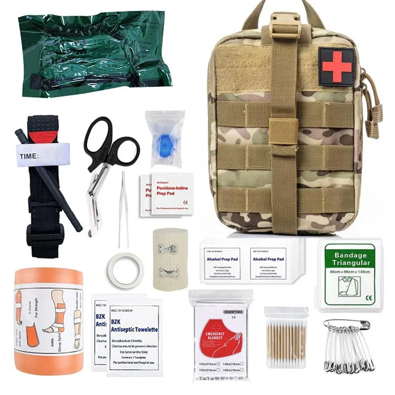 Trousse de premiers secours tactique EDC Survival Emergency Pack