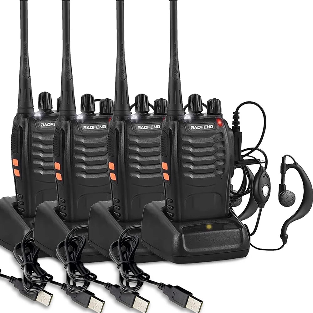 Deze draagbare walkie talkies bieden betrouwbare communicatie over lange afstanden. De Baofeng BF-888S beschikt over UHF 400-470MHz frequentieband, ideaal voor gebruik in diverse nood-crisissituaties - survivor's choice 4PCs add H-M-771-C survivor's choice