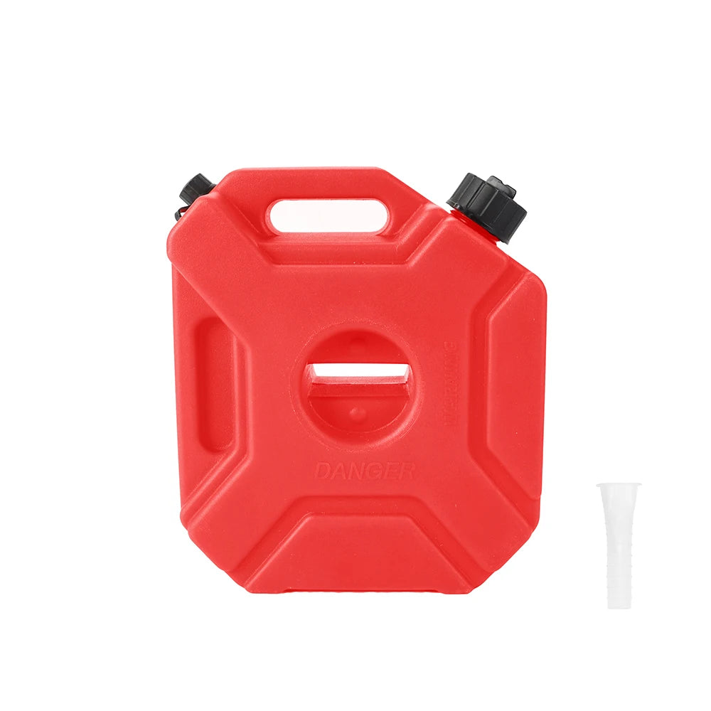 Bidon d'essence/d'eau portable de 5 L (avec serrure) – Réservoir d'urgence essence/diesel/eau