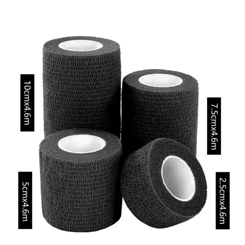 Waterdichte Zelfklevende Medische Bandage Spier Tape voor Vinger, Gewrichten en Huisdieren – Eerste Hulp Kit Elastische Wikkel 2,5-10 cm