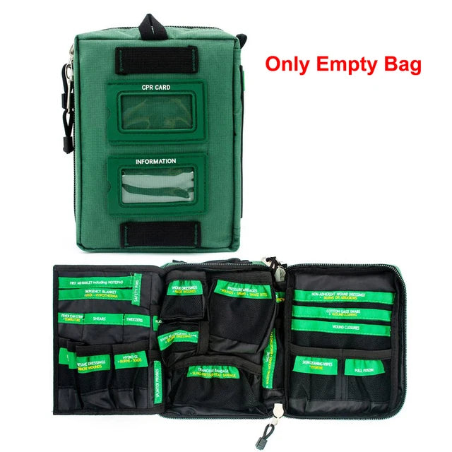 BearHoHo 3 Piece Handy First Aid Kit Bag Lightweight Emergency Medical Rescue Equipment for Outdoor, Hiking, Survival Kits