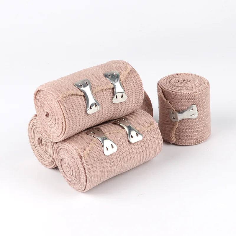 1 stuk Elastische Bandage Wikkel met Clips Wondbedekking Verstuikingsbehandeling