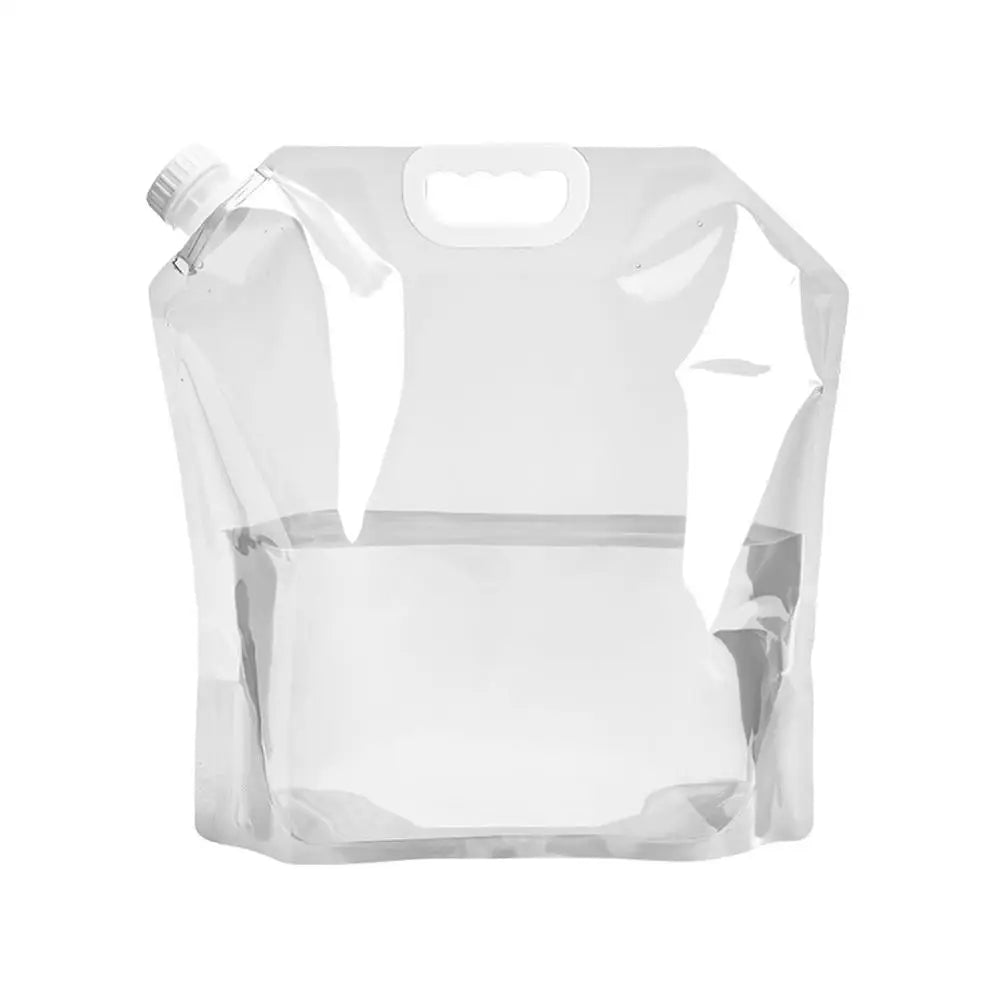 Sac de rangement d'eau pliable 5/10 L – Sécurité et commodité pour le camping, la randonnée et les urgences