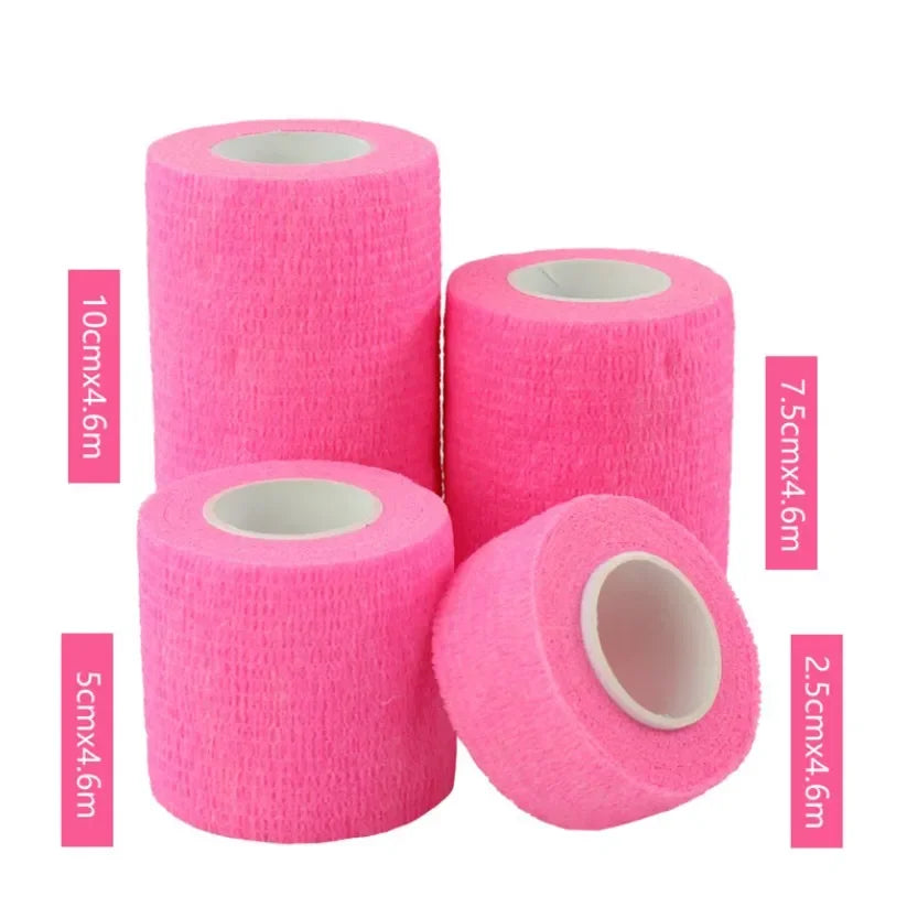 Waterdichte Zelfklevende Medische Bandage Spier Tape voor Vinger, Gewrichten en Huisdieren – Eerste Hulp Kit Elastische Wikkel 2,5-10 cm