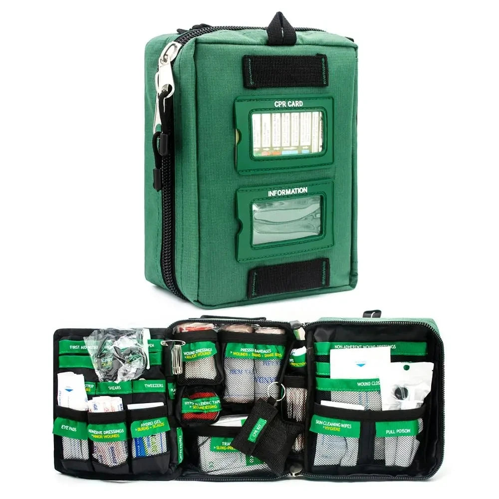 BearHoHo 3 Piece Handy First Aid Kit Bag Lightweight Emergency Medical Rescue Equipment for Outdoor, Hiking, Survival Kits