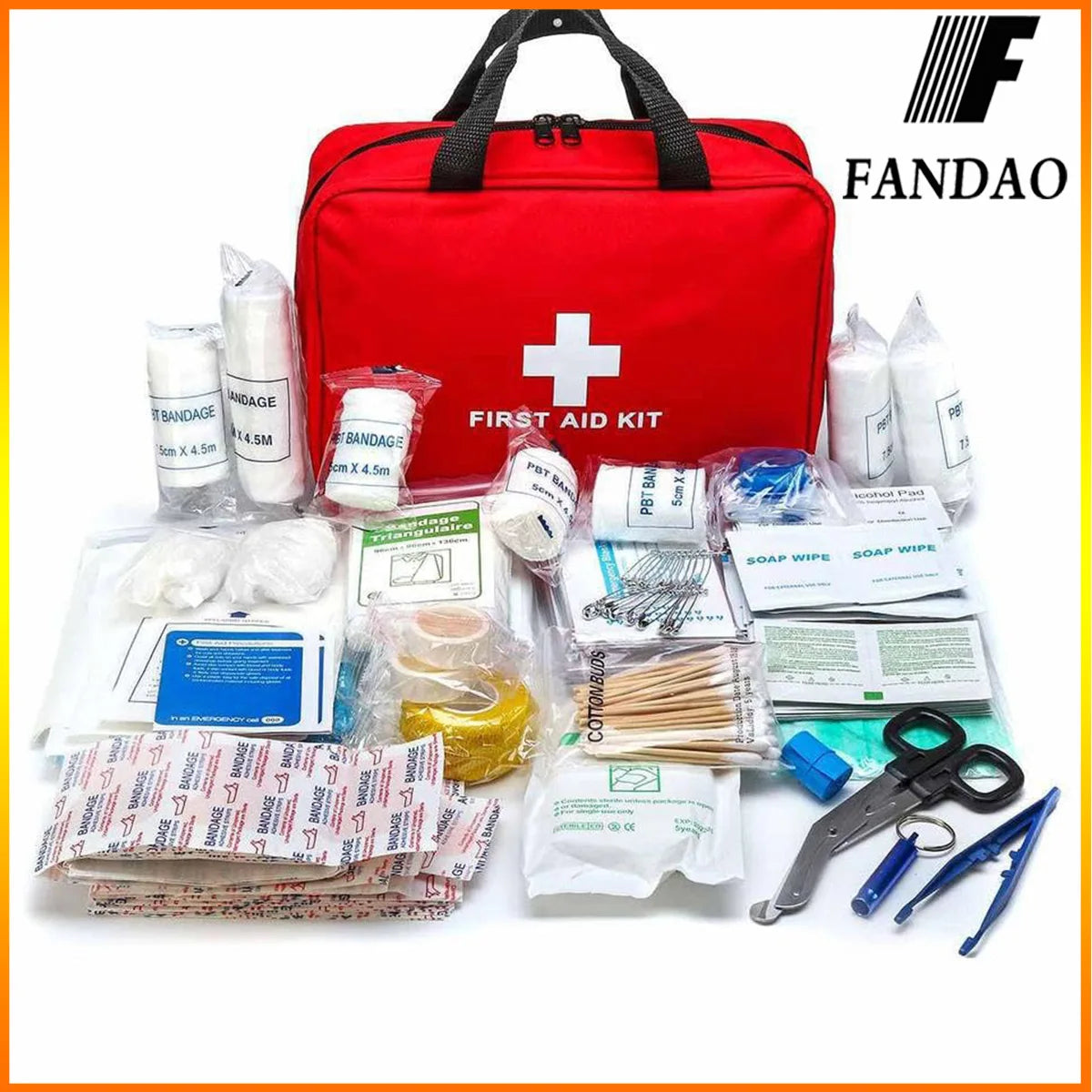 Trousse de premiers secours de 300 pièces